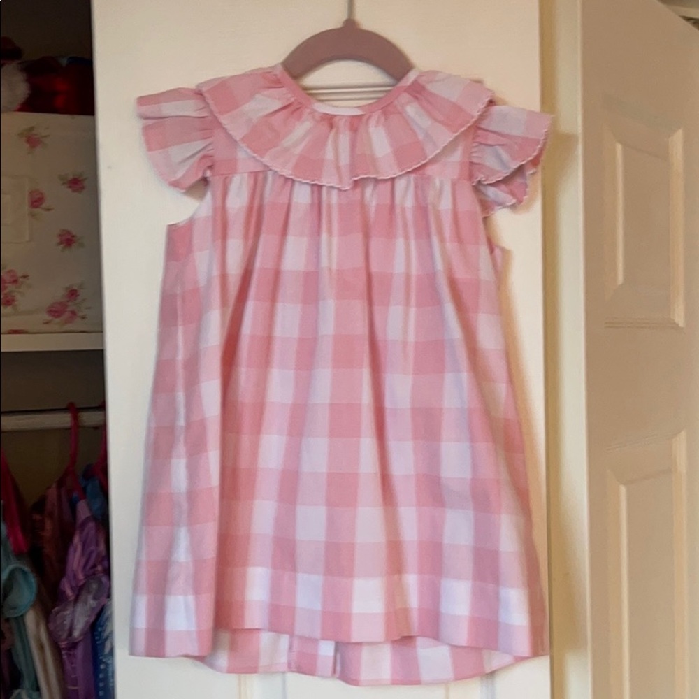 Beaufort Bonnet Pink Checkered Dress